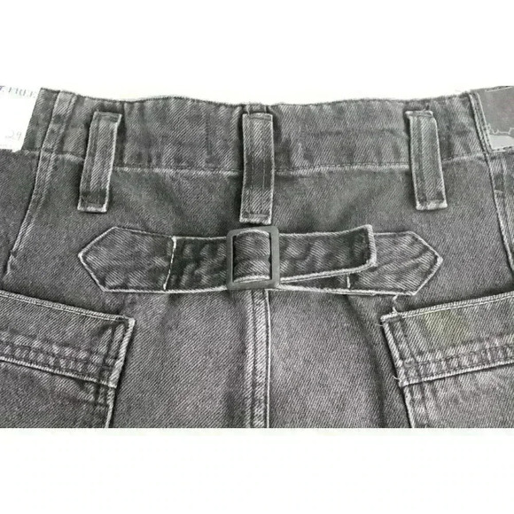 Free People We The Free Black Major Leagues Mid-Rise‎ Cuffed Jeans Size 29 NWT - Picture 15 of 16